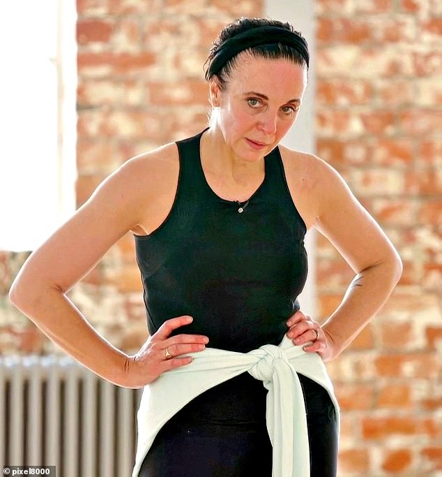 The former Sherlock actress filed an official complaint about her Italian dance partner after leaving the BBC show (Amanda pictured during Strictly rehearsals)