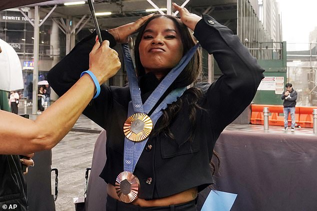 Chiles is forced to return her bronze medal, which she won in the floor final