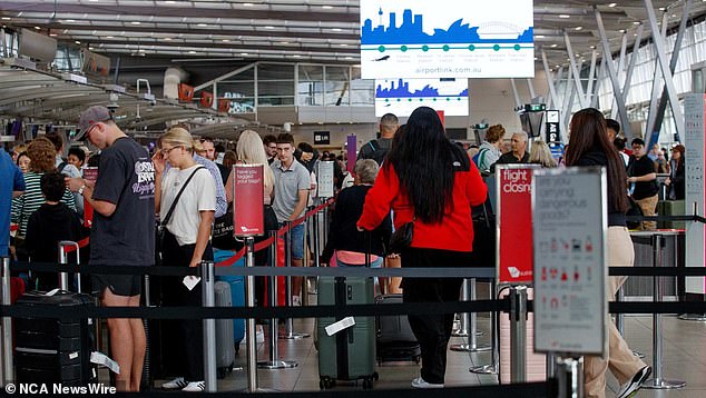 Up to 100 domestic, international and cargo flights at Sydney Airport could be disrupted on Friday as more than 50 airport workers are on strike.