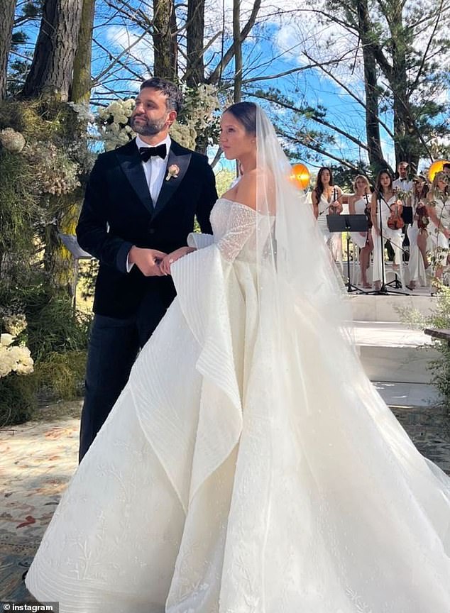 The couple married in March 2022 in a lavish three-day forest wedding in the Southern Highlands, a ceremony that reportedly cost them $1 million