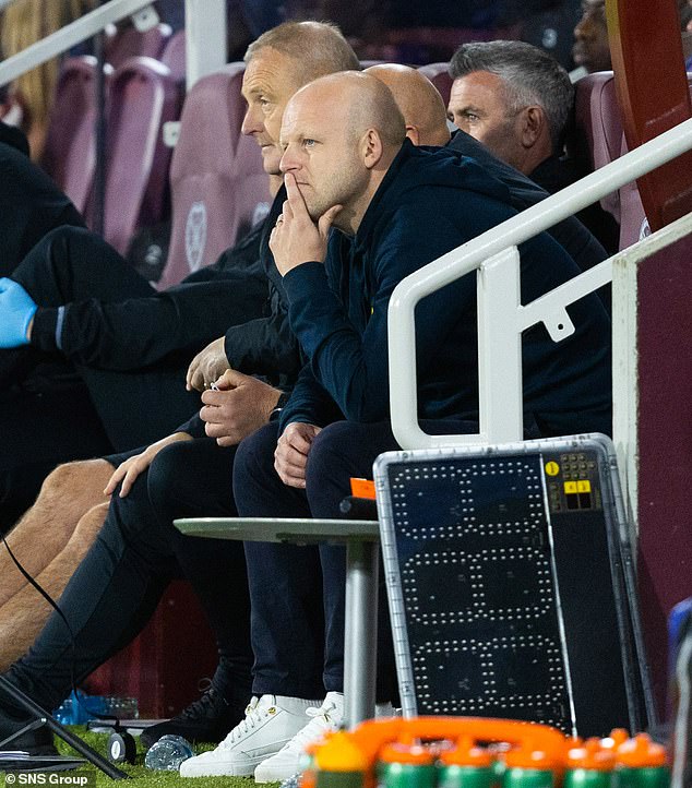 Hearts manager Steven Naismith feels the pressure after poor start to the season