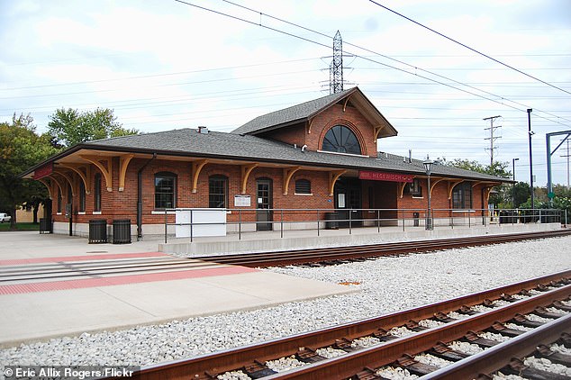 The TV journalist was hit and killed on July 25 when he crossed the railway tracks at Hegewisch station (photo)