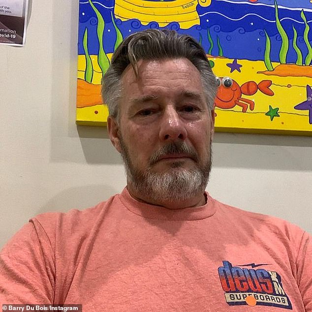 TV presenter Barry Du Bois (right) has shared a heartbreaking message on social media, expressing the helplessness he feels as a parent struggling to help his bullied child