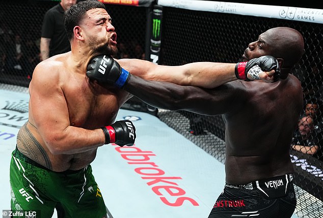 It was clear to fight fans that Tai Tuivasa (left) lost his UFC 305 fight to Jairzinho Rozenstruik (right) - but one judge saw it very differently... and lost his job as a result