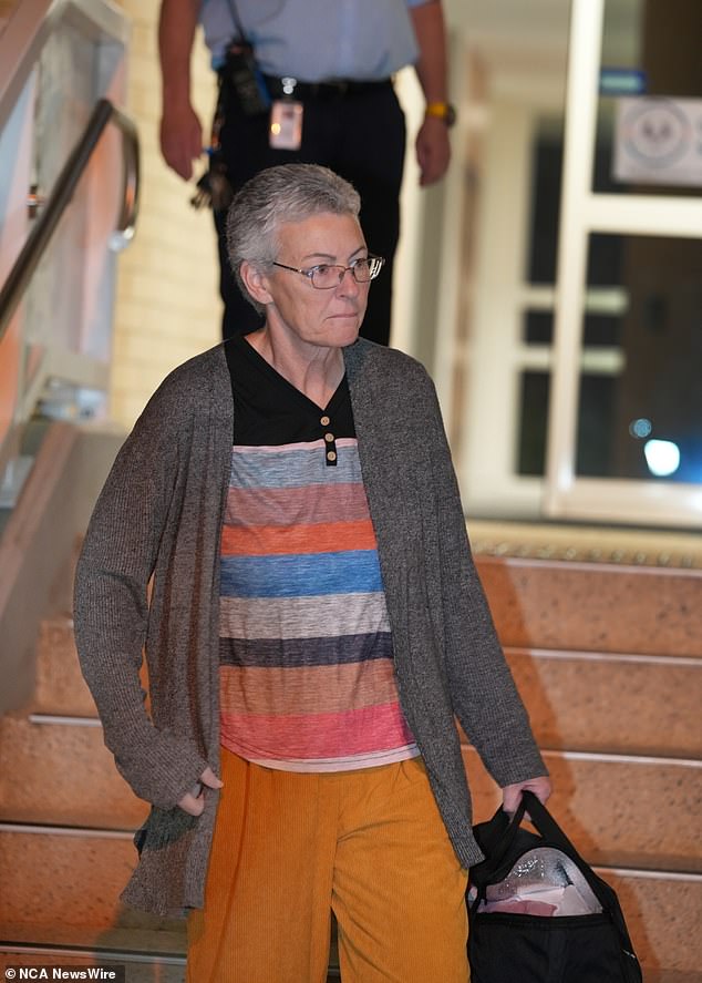 Carroll Hopkinson left Adelaide Women's Prison shortly after 6pm on Tuesday evening after being released on bail