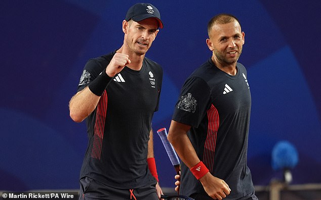 Andy Murray (left) and Dan Evans (right) have spent a lot of time together since leaving Team GB