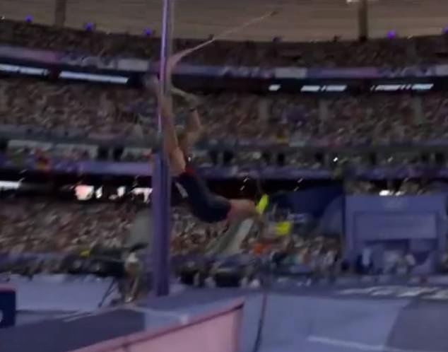 Holly Bradshaw, 32, (pictured) unfortunately failed to clear the 4.4m bar after three attempts to qualify for the pole vault