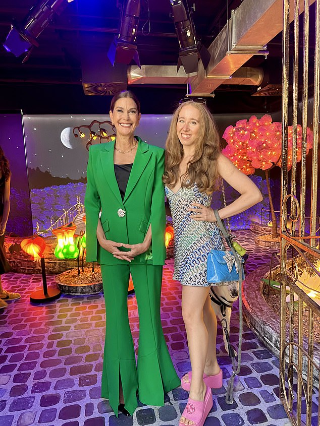 Teri also posed for a photo with actress Afton McKeith - the daughter of I'm A Celebrity...Get Me Out Of Here legend and You Are What You Eat presenter Gillian McKeith