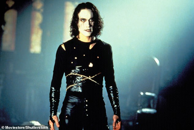 The Crow (1994) was a box office success, but was marred by tragedy when lead actor Brandon Lee (pictured) was killed in a gun accident on set