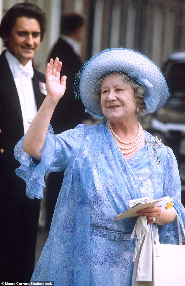 The Queen Mother with William Tallon, her butler, in 1982. He was nicknamed 'Backstairs Billy'