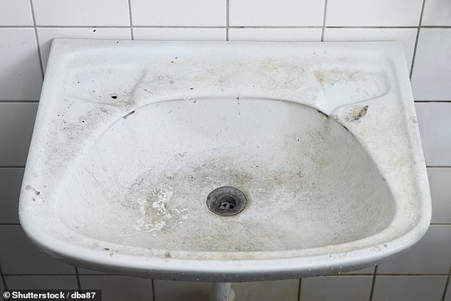 It's often considered one of the cleanest places in the home. But a new study may have you scrubbing your sink extra hard this weekend (stock image)