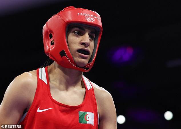 Imane Khelif, one of two boxers involved in an Olympic qualifying row, won her first boxing match of the Games after her opponent withdrew in the opening round on Thursday