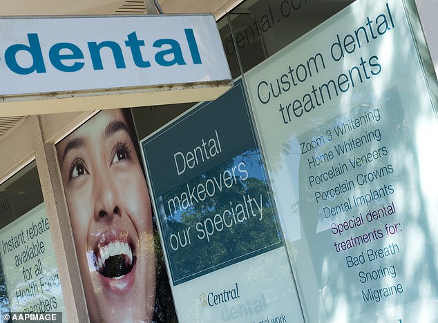 An oral health survey of 25,000 people found that 61 percent had put off having oral treatment in the past 12 months, with affordability being the reason in 63 percent of cases (stock image)