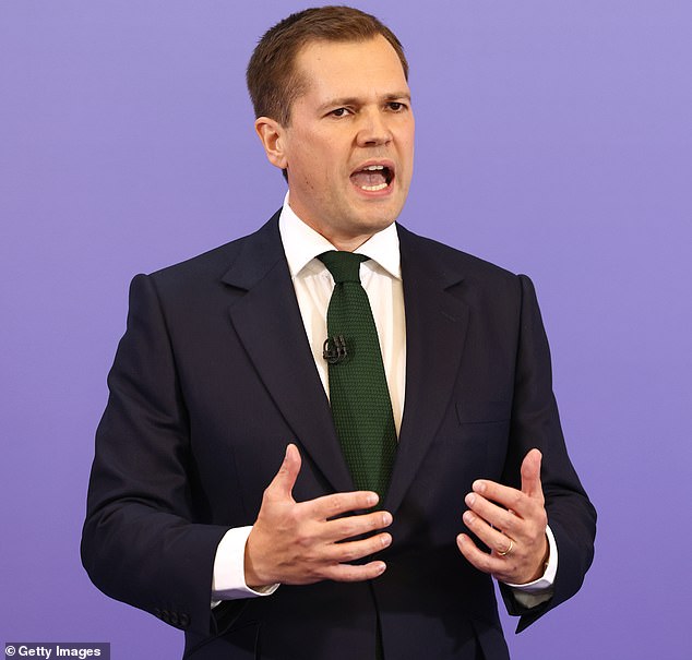 Conservative leadership candidate Robert Jenrick, pictured earlier this month, has revealed how he took the slimming drug Ozempic for a 'short period'