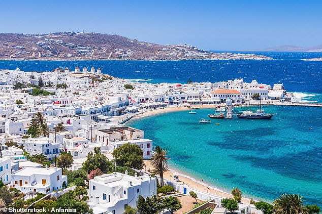 Christina Ford says the experiences she had on the Greek island of Mykonos (pictured above) have made her vow never to return