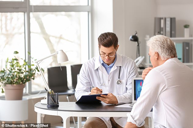 Thousands of men being treated for prostate cancer are missing work or social events due to embarrassing side effects, research finds (stock photo)