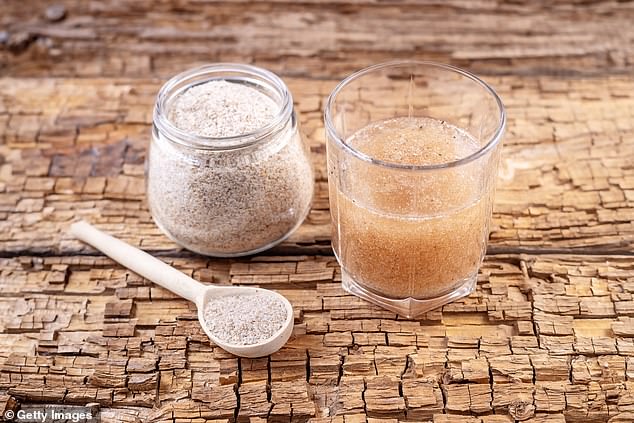 Psyllium husk, sold as a sawdust-like powder, can also cause gastrointestinal symptoms, bloating, gas and even skin rashes, Dr. Yembe explains