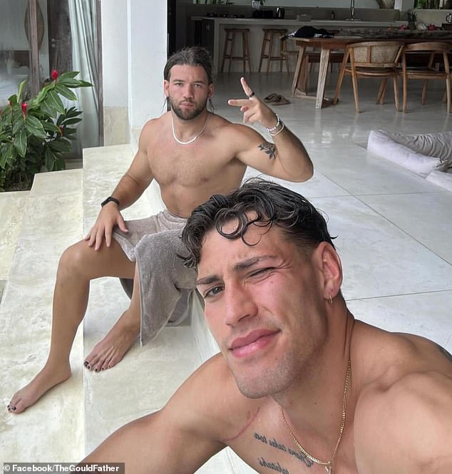 A photo of Brisbane Broncos NRL stars Pat Carrigan and Jordan Riki in Bali (pictured) resurfaced online on Monday after being shared by Phil Gould