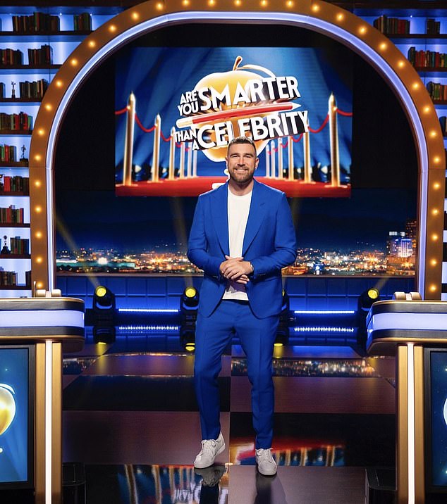 Travis Kelce has confirmed that 'Are You Smarter Than A Celebrity?' will be released on October 16.