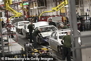 Delay: Jaguar vehicles roll off production line at Castle Bromwich