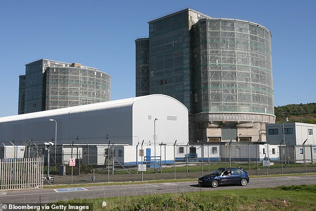 A similar line along the west coast, known as Western Link, already carries power between Hunterston in Scotland and Flintshire Bridge in North Wales. Pictured: Hunterston A Power Station outside Ardrossan, Scotland