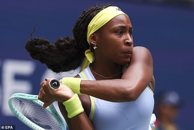 Coco Gauff overtook Elina Svitolina to advance to the fourth round of the US Open