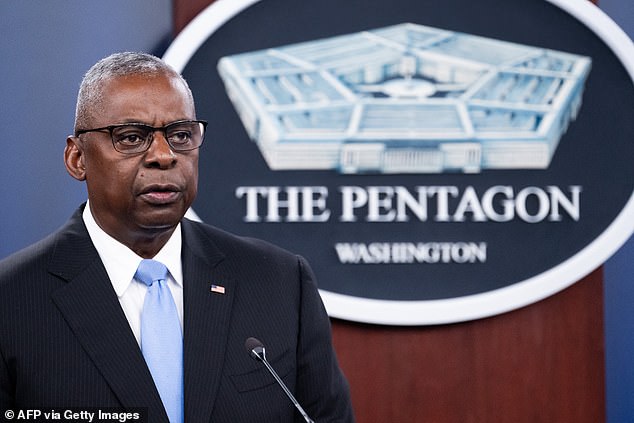 US Defense Secretary Lloyd Austin sent a guided missile submarine to the Middle East on Sunday evening