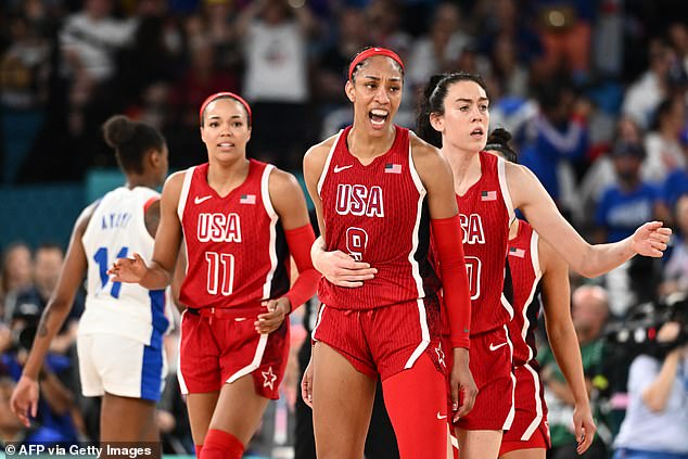 The US has maintained its grip on Olympic basketball after the women's team joined the men's team in beating France to take gold