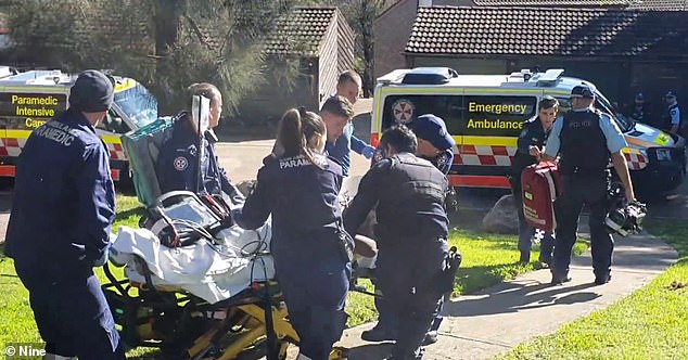 A 29-year-old man from Oran Park was found with gunshot wounds to his head and right shoulder at Highfield Park in Claymore at around 9.30am. Police and paramedics rushed to the scene.