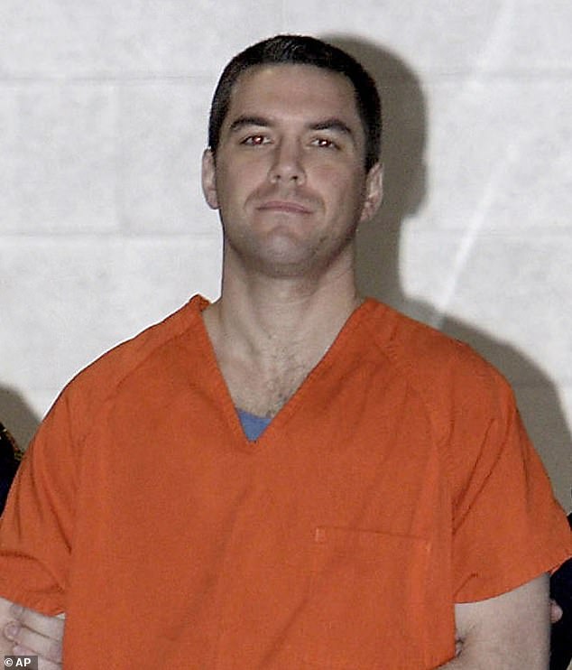 People are 'shocked and disgusted' after noticing a disturbing detail in Scott Peterson's (pictured) body language in a new Netflix true crime documentary series about the murder of his wife Laci