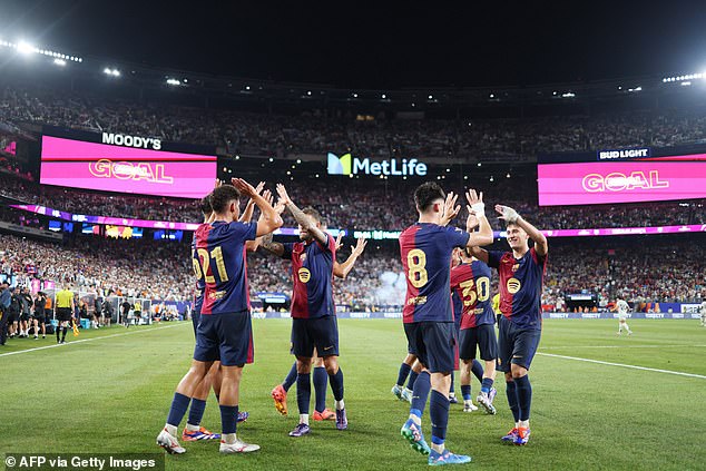 Barcelona won the first El Clasico of the season by beating rivals Real Madrid 2-1 in New York