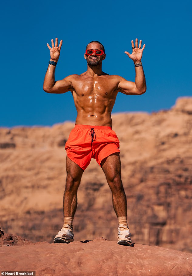 Spencer Matthews revealed he 'can't wait' to see wife Vogue Williams after completing his ninth consecutive marathon in the Jordan desert on his 36th birthday