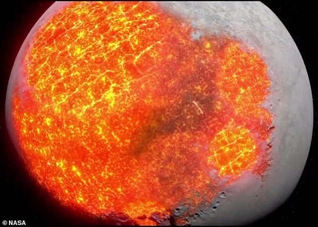 New analysis of data from India's Chandrayaan-3 mission has revealed the moon was once covered in an ocean of molten lava (Photo: Artist's impression)