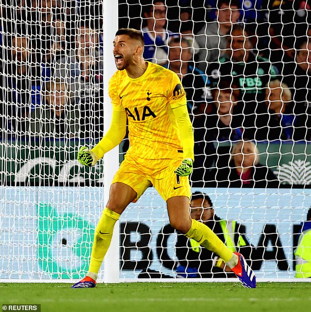 Tottenham goalkeeper Guglielmo Vicario has apologised for shouting at a young team-mate