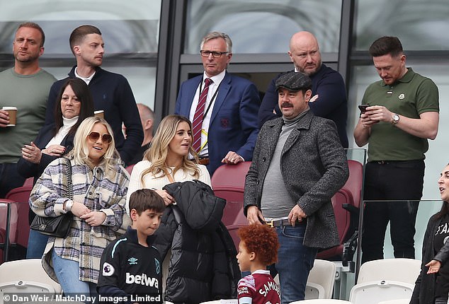 The former Eastenders actor is a regular match-goer at the London Stadium and a diehard fan