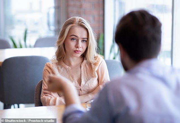 British women share the things men do on dates that instantly turn them off: dirty nails and chewing with their mouths open (stock image)