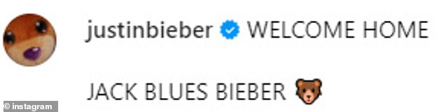 The Boyfriend hitmaker and his wife Hailey happily announced the birth of their first child Jack Blues Bieber on Friday and the nickname Jack is notably his father's middle name