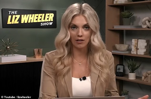 Liz Wheeler, 35, a far-right commentator, posted a fake bar graph that she later claimed still showed her 