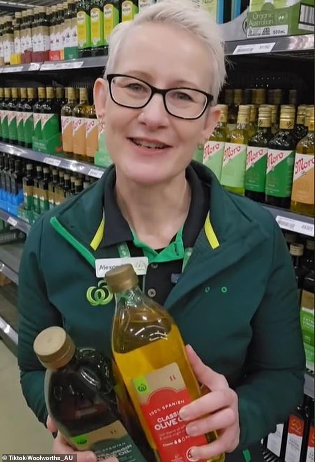 Woolworths worker Alexandra revealed that prices have risen because growing conditions both Down Under and overseas have not been optimal, affecting olive growth and olive oil production.