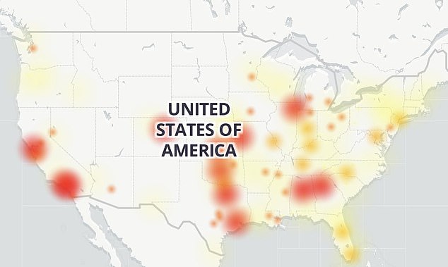 The states hardest hit were California, Texas, Alabama, Kentucky, Ohio, Florida and Georgia.