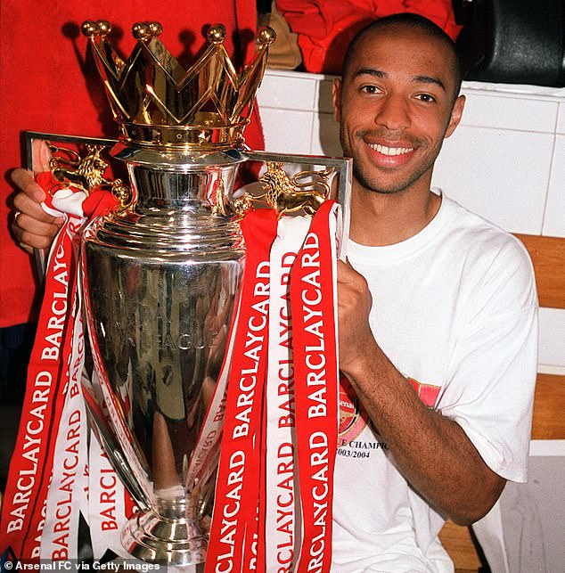 Thierry Henry was voted Arsenal's greatest ever player by Mail Sport readers, beating Dennis Bergkamp and Tony Adams