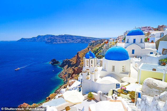 You will regret taking a heavy suitcase on holiday to a Greek island, as many of these islands, such as Santorini, require you to walk up and down long flights of stairs.