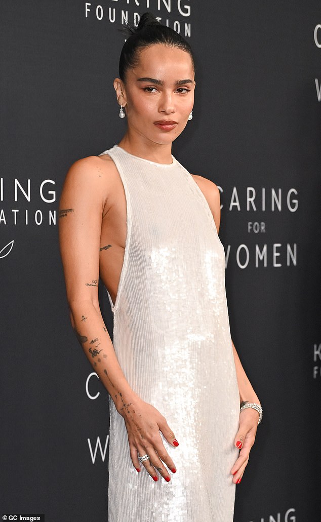 Zoe Kravitz says she wants to continue her professional relationship with fiancé Channing Tatum after the completion of their thriller Blink Twice; pictured in September 2023