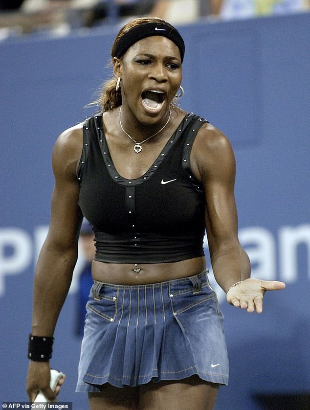 Williams wore a skirt similar to the one she wore in her 2004 loss to Capriati on Saturday