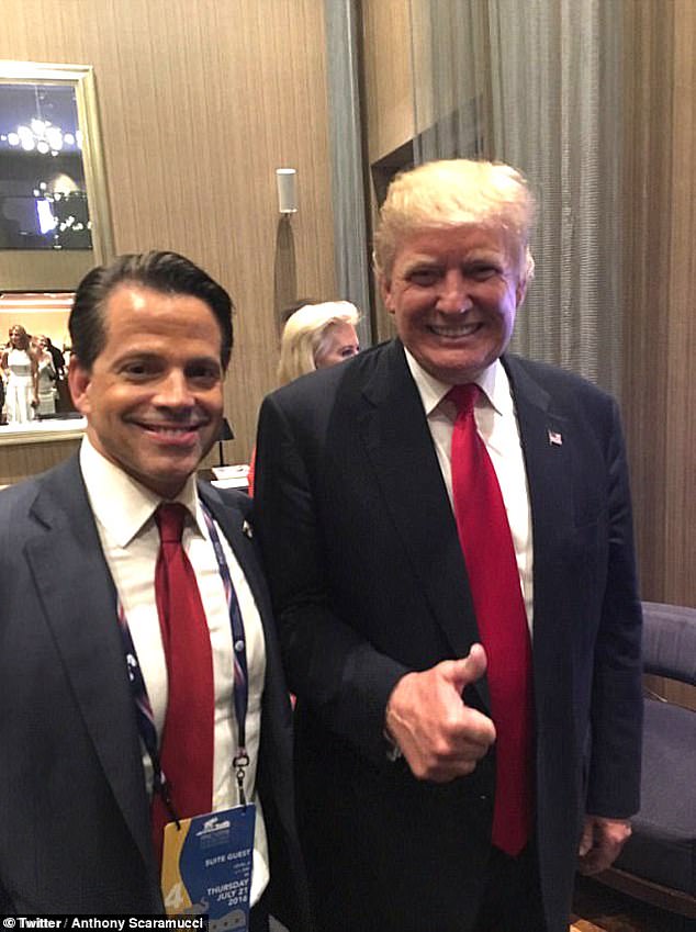 Scaramucci was appointed White House communications director on July 21, 2017