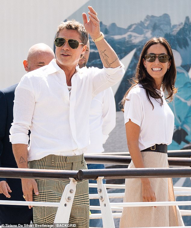 On Saturday, the couple with a large age difference made a stylish entrance on the sun-drenched fourth day of the Venice Film Festival