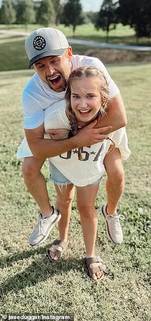 Jason and Maddie made their romance official on Instagram just three months before their engagement