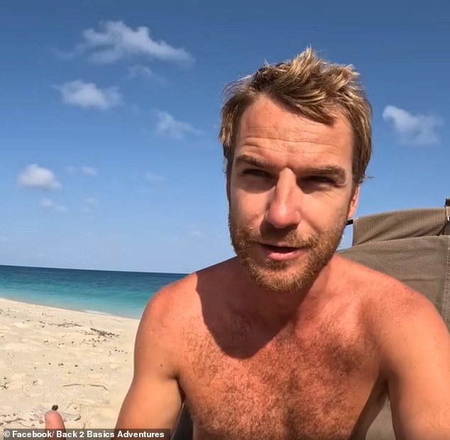 Jack 'Strick' Strickland set himself the challenge of camping for 24 hours on Skull Island, off the north coast of Queensland