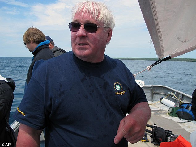 Steve Libert, 70, believes he has discovered the wreck of Le Griffin, the first full-size European ship to sail in the Upper Great Lakes