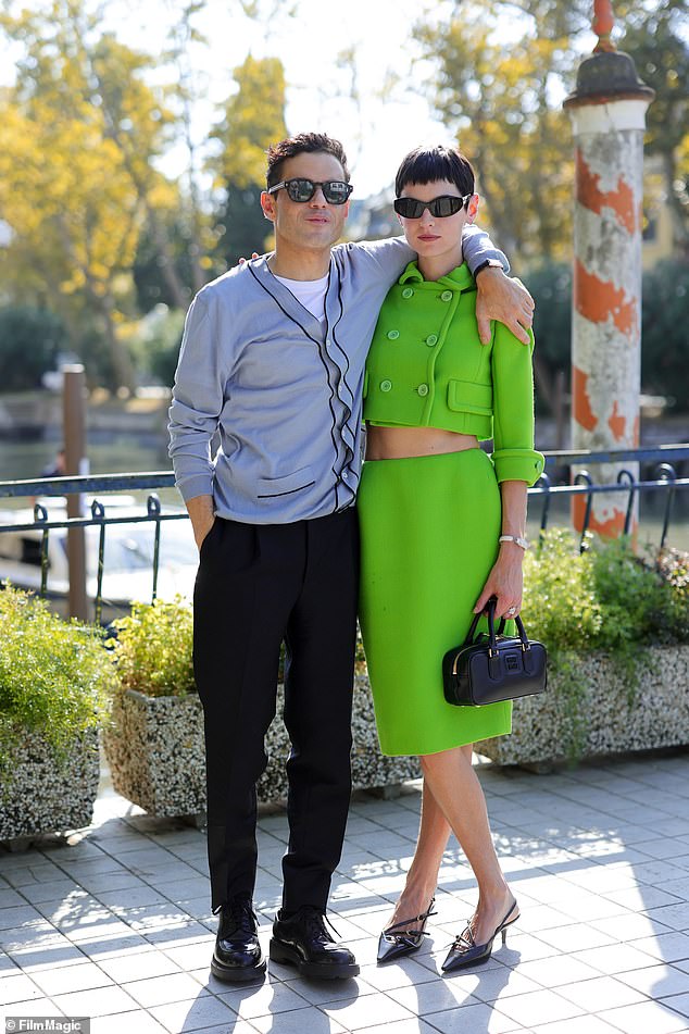 The 28-year-old Crown star, who identifies as non-binary, and the 43-year-old Oscar winner appeared to be on cloud nine as they locked eyes and spoke to each other in the sunshine.